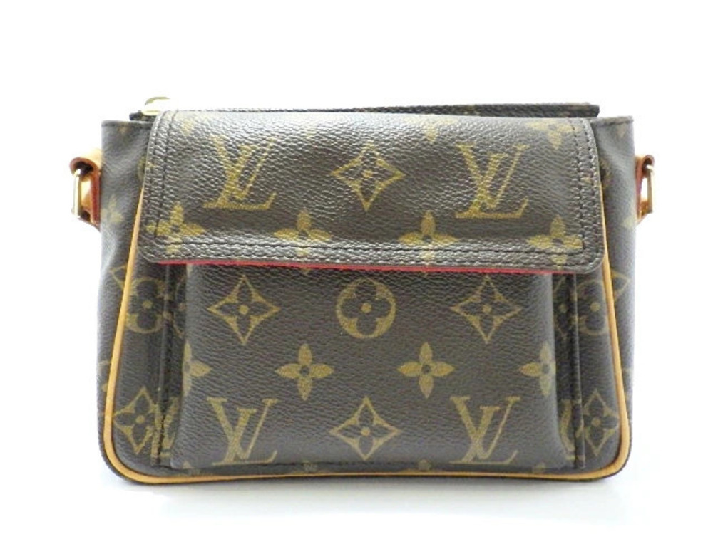 Louis Vuitton Monogram Bag Shoulder Cite Viva Brown